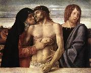 BELLINI, Giovanni Dead Christ Supported by the Madonna and St John (Pieta) Spain oil painting artist